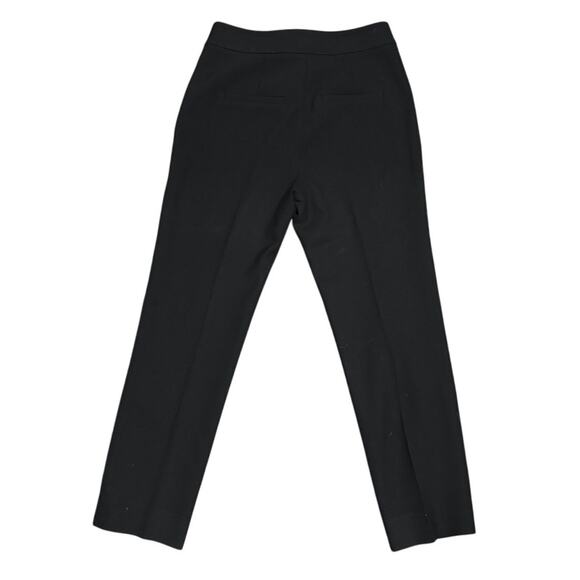 Veronica Beard Black Slim Ankle Pants – Size 6 Flat Front with Silver Buttons - Picture 3 of 7